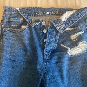 American Eagle wide leg mom jeans